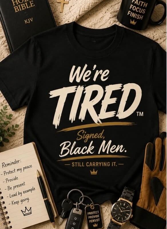 We're Tired™ — Signed, Black Men