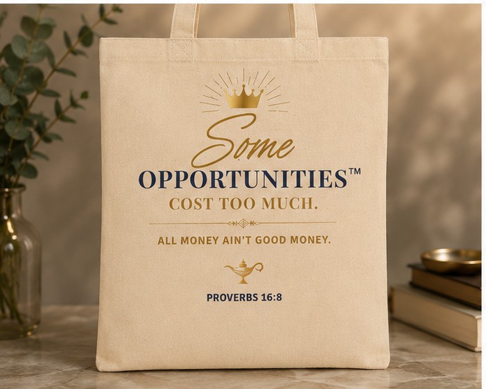 Some Opportunities Cost Too Much™ Tote