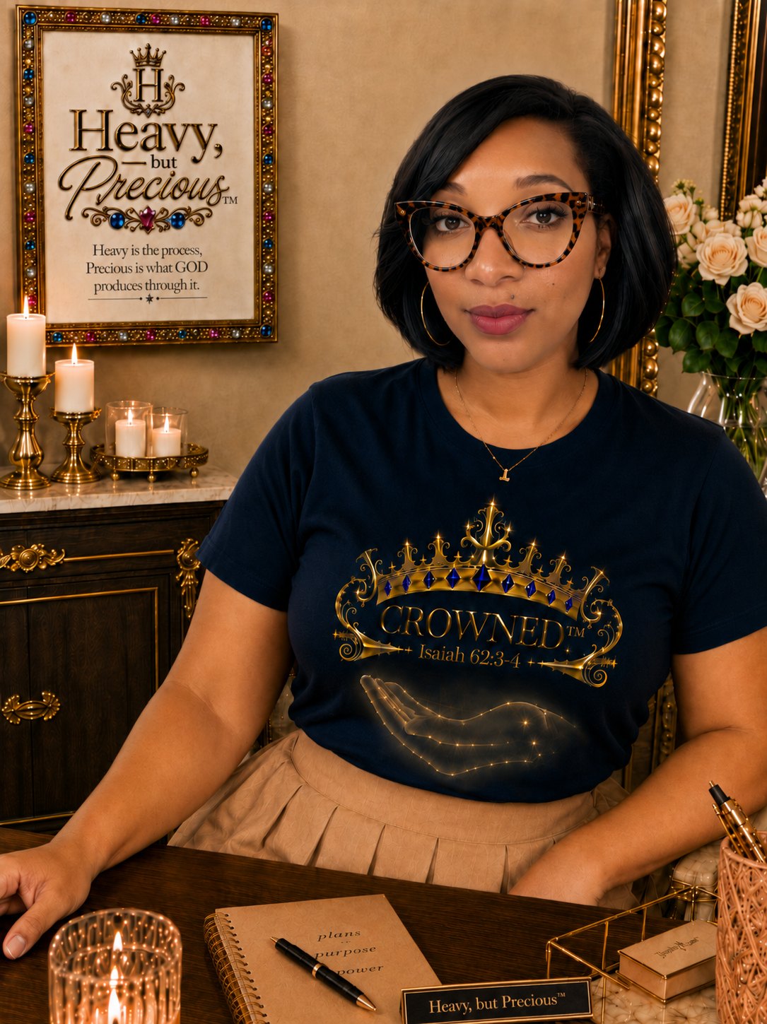 Heavy, But Precious — CROWNED tee
